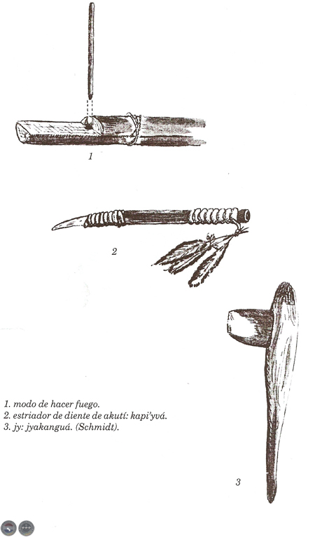 INSTRUMENTOS Y ARMAS (CULTURA GUARANÍ) - POR DIONISIO GONZÁLEZ TORRES